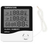 Digital termometer, hygrometer och klocka med extern sond