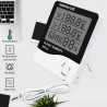 Digital termometer, hygrometer og ur