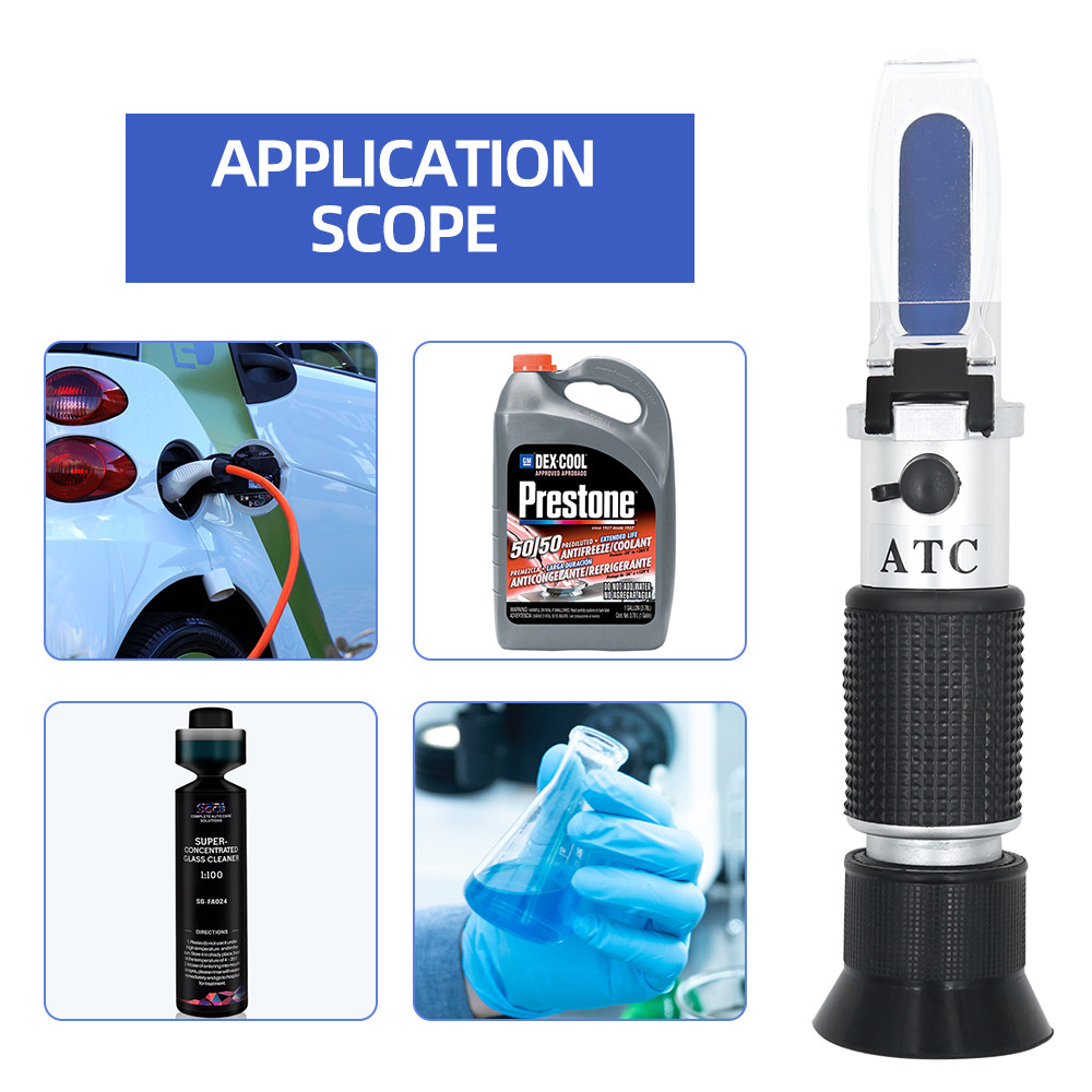 4-i-1 refraktometer för bilindustrin