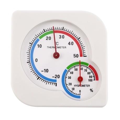 Analog Thermometer med Hygrometer