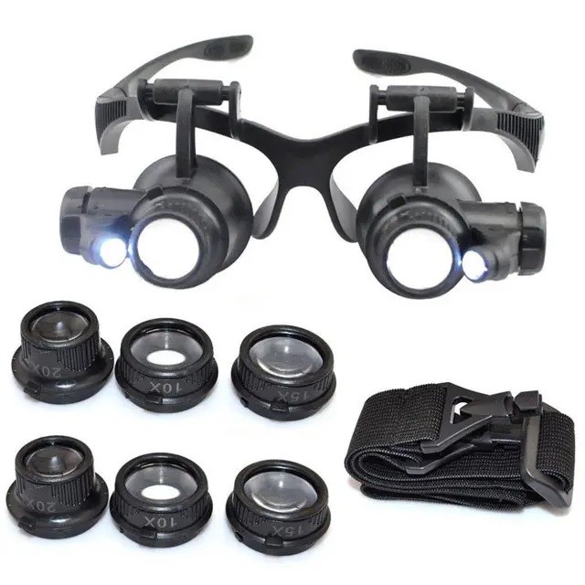 Förstoringsglas med LED-ljus