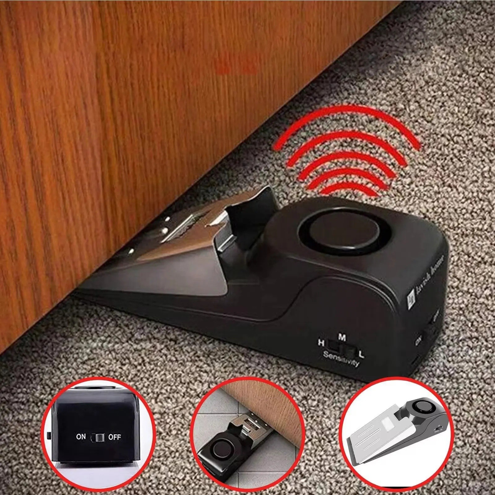 Inbrottslarm - dörrstopp