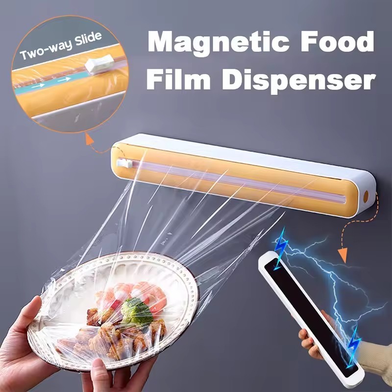 Filmdispenser – 2-i-1 magnetisk film- och foliedispenser med k