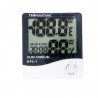 Termometer, hygrometer og ur